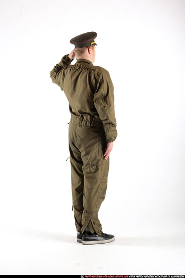 Man Young Average White Martial art Standing poses Army