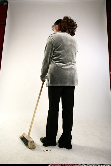 Woman Old Average White Daily activities Standing poses Casual