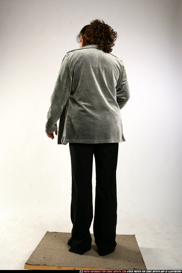 Woman Old Average White Neutral Standing poses Casual