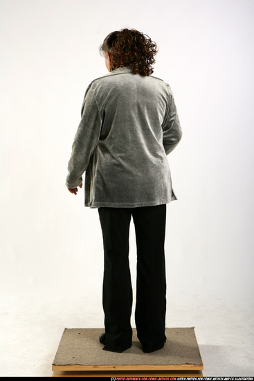 Woman Old Average White Neutral Standing poses Casual