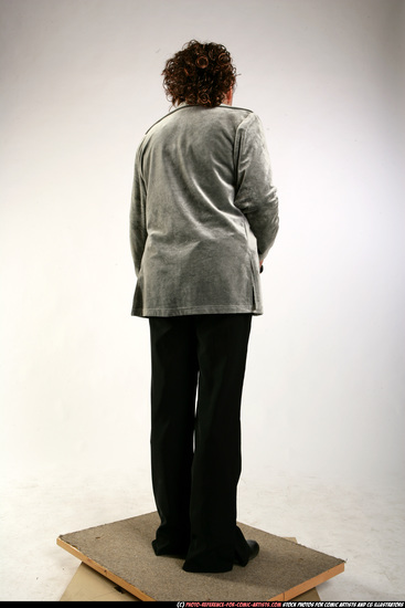 Woman Old Average White Neutral Standing poses Casual