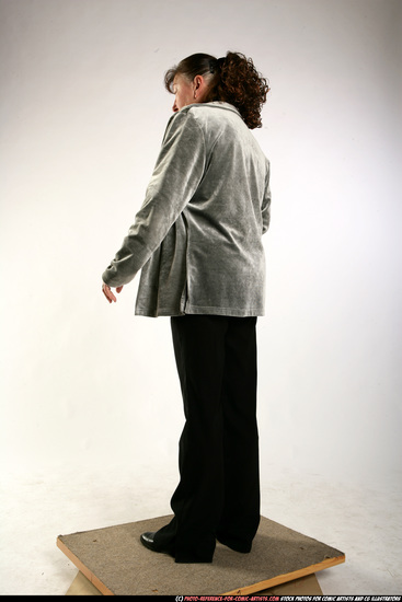 Woman Old Average White Neutral Standing poses Casual