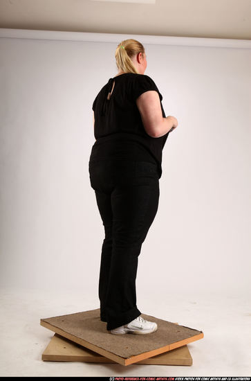 Woman Adult Chubby White Neutral Standing poses Casual