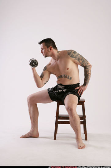 Man Adult Athletic White Fitness poses Sitting poses Sportswear