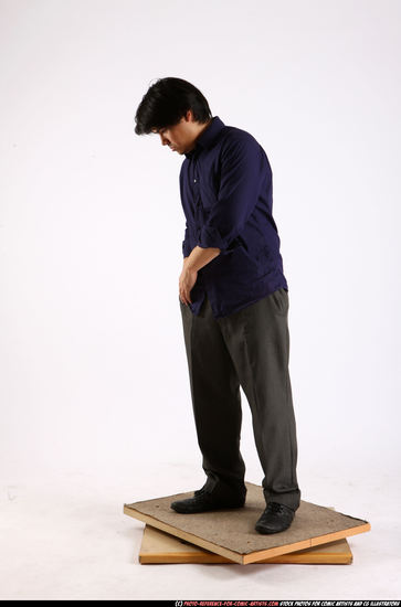 Man Adult Average Daily activities Standing poses Casual Asian