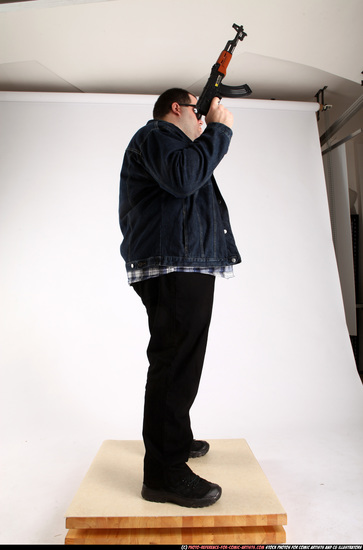 Man Adult Chubby White Neutral Standing poses Casual