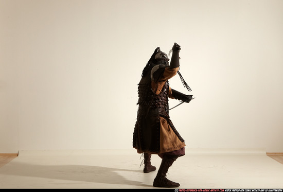 Man Adult Average White Fighting with sword Moving poses Army