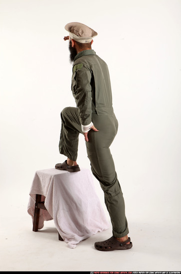 Man Adult Athletic White Neutral Standing poses Army