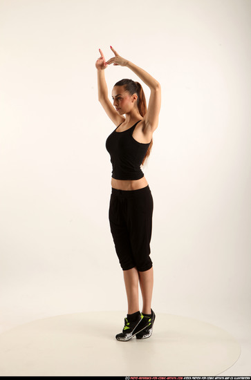 Woman Young Athletic Another Moving poses Sportswear Dance