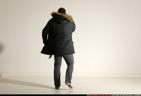 Man Adult Muscular White Fighting with gun Standing poses Casual