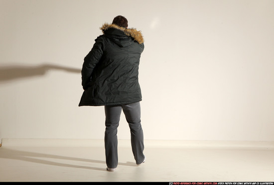 Man Adult Muscular White Fighting with gun Standing poses Casual