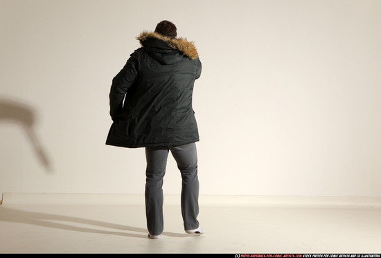 Man Adult Muscular White Fighting with gun Standing poses Casual