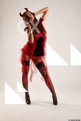 Woman Adult Athletic White Standing poses Casual