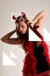 Woman Adult Athletic White Standing poses Casual