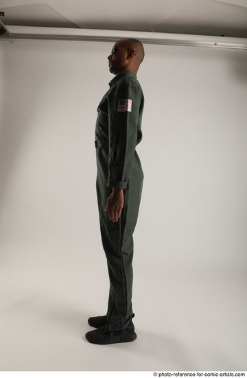 Man Adult Average Black Neutral Standing poses Army