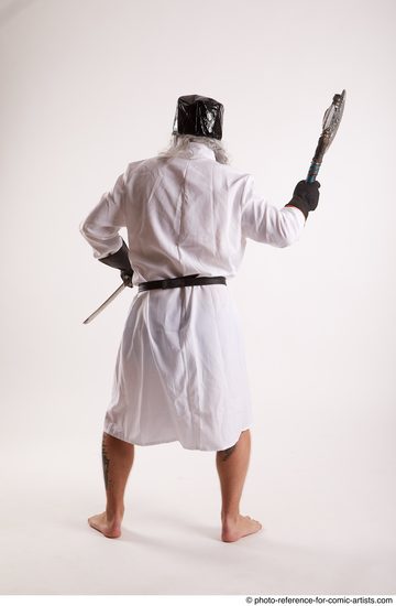 Man Adult Average White Fighting without gun Standing poses Casual