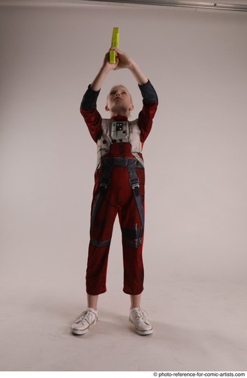 Woman Young Athletic White Fighting with gun Standing poses Army