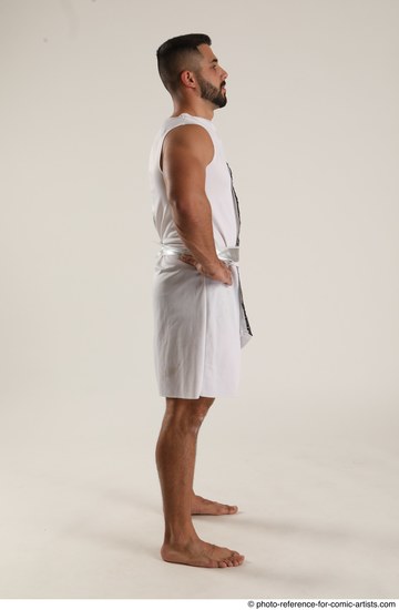 Man Adult Muscular White Neutral Standing poses Casual