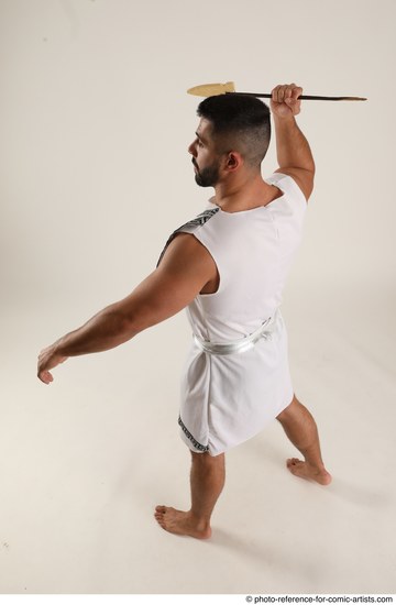 Man Adult Muscular White Throwing Standing poses Casual