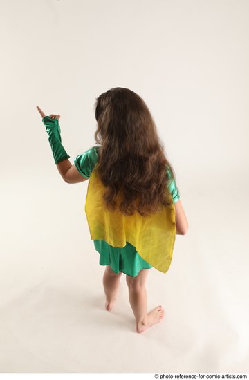 Woman Young Average White Fighting with sword Standing poses Casual