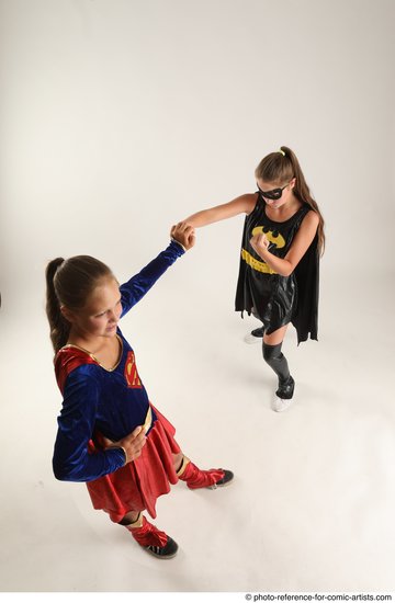 Young Athletic White Fist fight Standing poses Casual Women