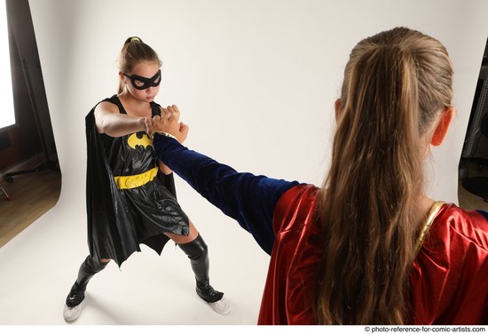 Young Athletic White Fist fight Standing poses Casual Women