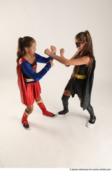 Young Athletic White Fist fight Standing poses Casual Women