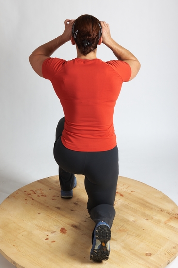 Woman Adult Average White Neutral Kneeling poses Casual