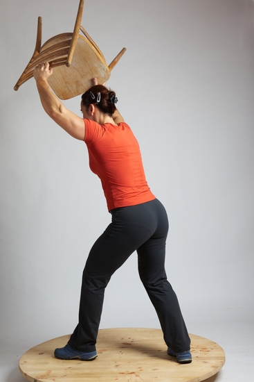 Woman Adult Average White Throwing Standing poses Casual