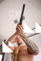 Piero Pose With Revolver 11