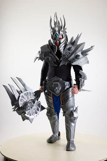 Man Adult Average White Holding Standing poses Costumes