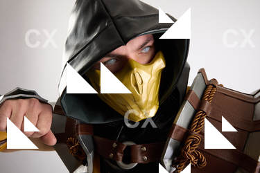 Yelvik Cosplay Scorpion Fighting Pose Dagger 14