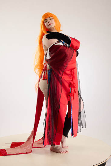 Woman Adult Chubby White Daily activities Standing poses Costumes