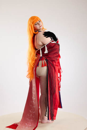 Woman Adult Chubby White Daily activities Standing poses Costumes