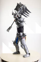 Yelvik Lich King Cosplay Pose With Mace 03