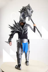 Yelvik Lich King Cosplay Pose With Mace 05