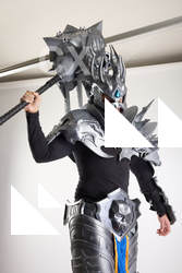 Yelvik Lich King Cosplay Pose With Mace 11