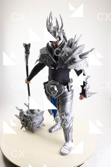 Man Adult Average White Fighting with hammer Standing poses Costumes