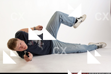 JANISONE LAYING SHOOTING PISTOL