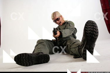 IVA ARMY LAYING AIMING SHOOTING AK