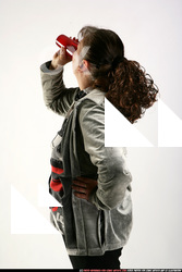 Paula-standing-drinking