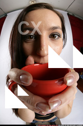 jessica-standing-drinking-cup