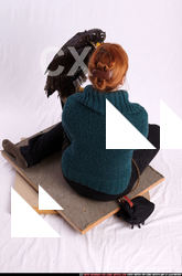 KASANDRA FALCONER GOLDEN EAGLE POSES