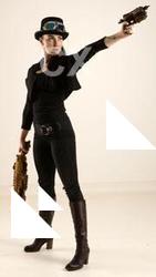 claudia-steampunk-blaster-rifle-pistol-aiming