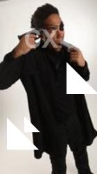 Garson STANDING POSE WITH GUNS SUICIDE