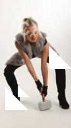 NIKOL KNEELING POSE WITH HAMMER