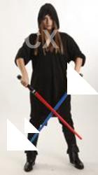 ANGELIA STANDING POSE WITH LIGHTSABERS