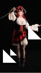 DARINA PIRATE STANDING POSE WITH KNIFE