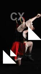 DARINA KNEELING POSES WITH DAGGER 