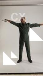 ERIC PILOT STANDING POSE WITH GUNS